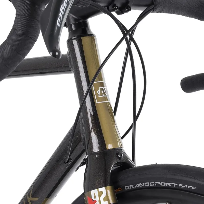 Kinesis UK R2 2024 Gravel Road Bike - Black/Gold-2